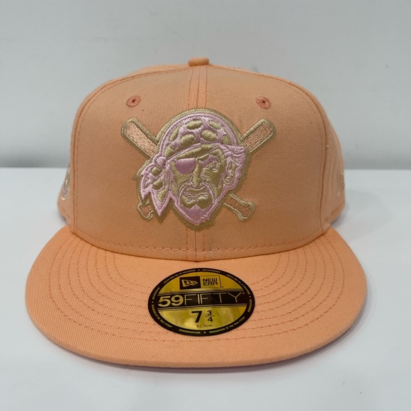 New Era Pittsburgh Pirates MLB Peaches And Cream Cap Hat Fitted Size 7 3/4